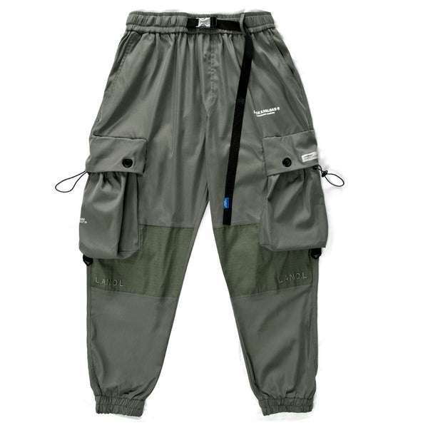 Pantalones Sueltos Hip-Hop con Bolsillos de Herramientas