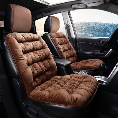Cojín Térmico Universal para Asiento de Auto - Felpa Cálida Invierno - Image 2