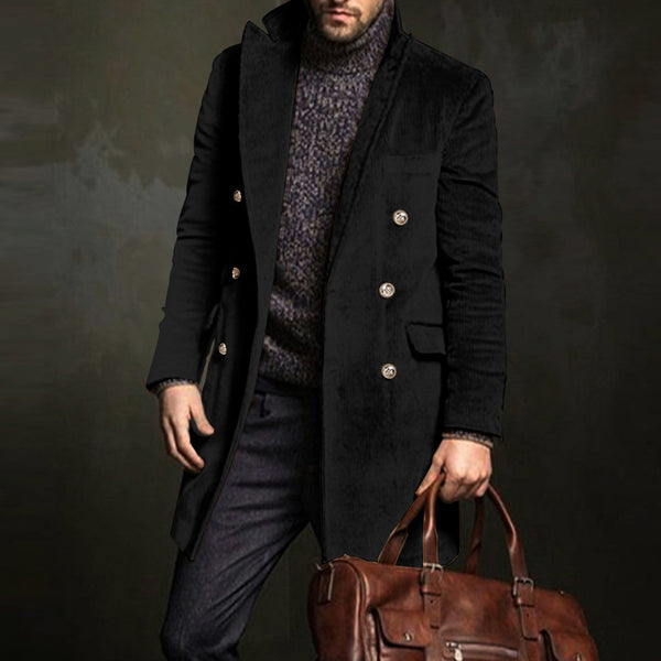 Abrigo Juvenil Doble Botonadura - Chaqueta Formal para Hombre - Image 12