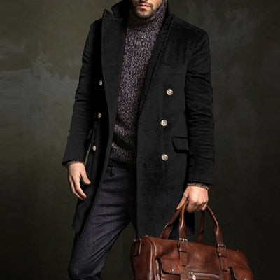 Abrigo Juvenil Doble Botonadura - Chaqueta Formal para Hombre - Image 12