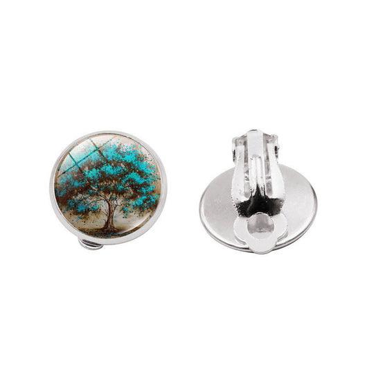 Aretes Árbol de la Vida con Gema Brillante - Image 17