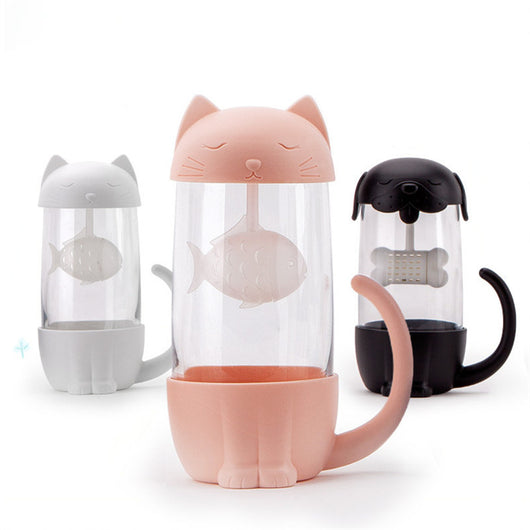 Taza Separadora de Agua para Gatos de Oficina