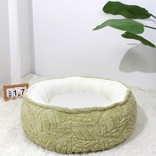 Cama Redonda Acogedora para Gatos y Perros Pequeños - Nido Térmico Suave - Image 7