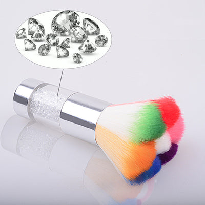 Cepillo de Uñas con Mango Metálico Tipo Pétalo - Image 10