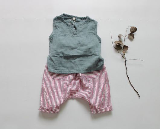 Pantalones Infantiles de Tiro Bajo con Tela Transpirable - Image 5