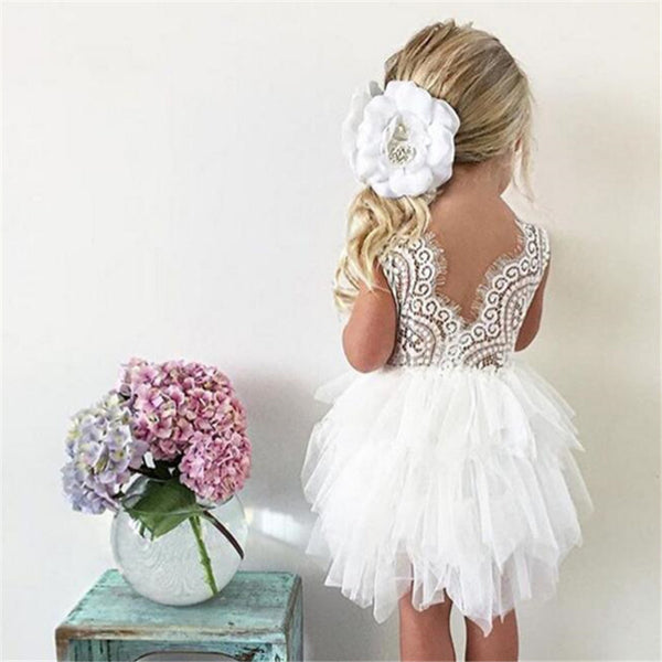Vestido Princesa de Encaje para Niñas