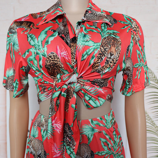 Conjunto Africano: Camisa Estampada + Pantalón Ancho Elástico - Image 8