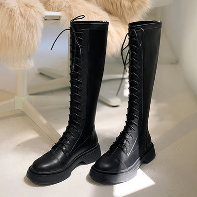 Botas Plataforma Elegantes para Mujer - Diseño Minimalista - Image 2
