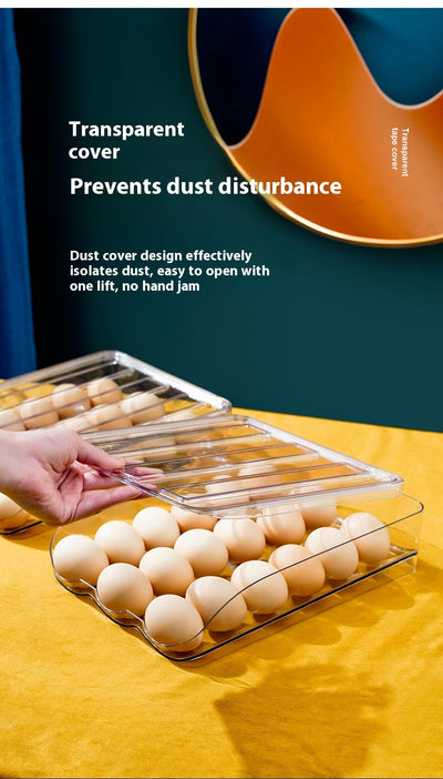 Organizador de Huevos Transparente Multiusos para Cocina - Image 21