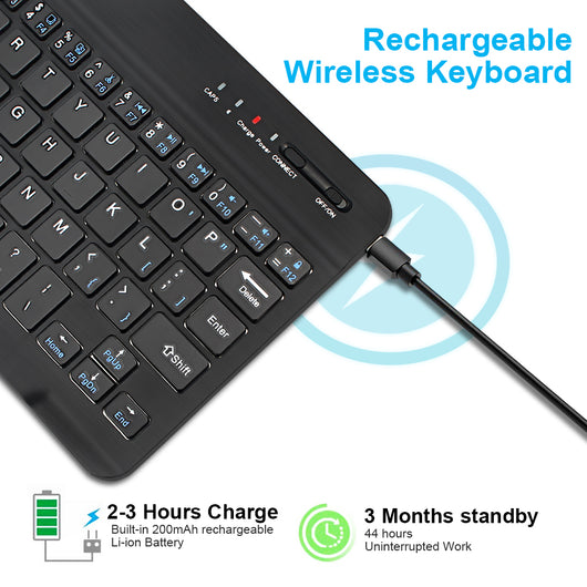 Teclado Inalámbrico Bluetooth Compacto - Image 3