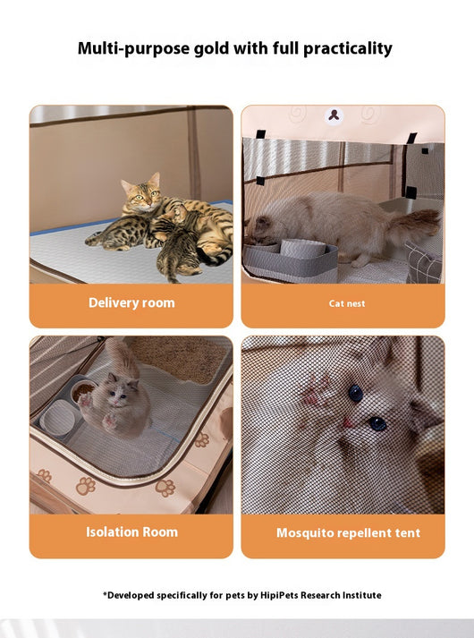 Casita Plegable para Gatos con Diseño de Animales - Image 7