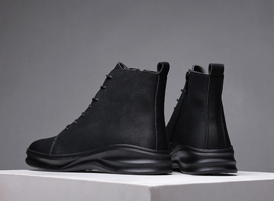 Botas Martin Negras con Malla Interna y Punta Redonda - Image 12