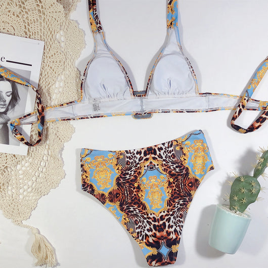 Bikini Halter Estampado - Image 24