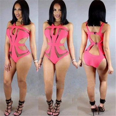 Bikini con Paneles de Malla Transparente - Image 13