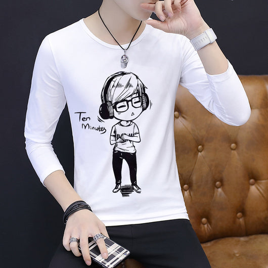 Camisa de Manga Larga Otoño Estilo Coreano para Hombre - Image 14