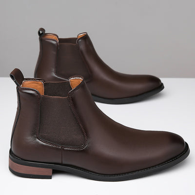 Botas Chelsea de Cuero para Hombre - Estilo Ejecutivo Puntiagudo - Image 27