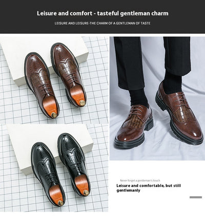 Zapatos Derby Casuales para Hombre - Estilo Británico Formal - Image 11