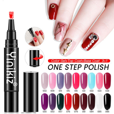 Pegamento Base para Uñas de Color Sólido One Step