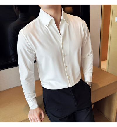 Camisa Denim de Manga Larga para Hombre - Image 22