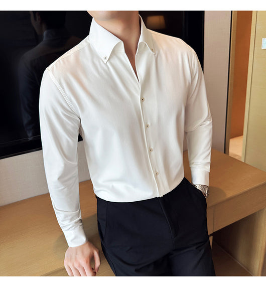 Camisa Denim de Manga Larga para Hombre - Image 22