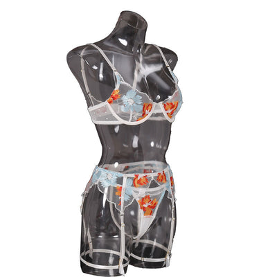 Conjunto de Lencería Bordada Sensual - Image 4