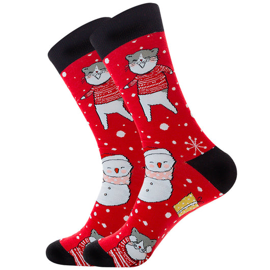 Calcetines Navideños Hombre Reno Algodón Premium Tubo - Image 18