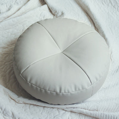 Sofá Futon Tatami de Cuero Estilo Japonés con Cojín de Piso - Image 14
