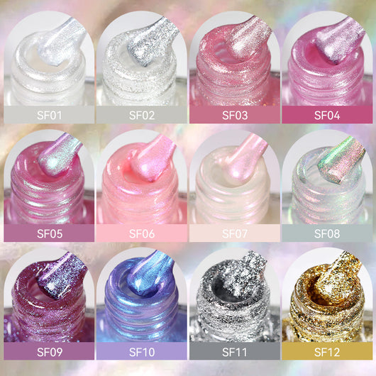 Esmalte de Uñas Espejo Metalizado Secado Rápido sin Horno - Image 35