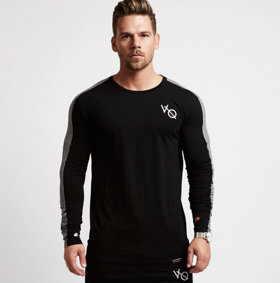 Camiseta Slim Fit de Manga Larga para Hombre - Estilo Casual y Deportivo - Image 5
