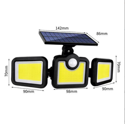 Lámpara Solar de Pared Exterior con Sensor de Movimiento - Image 5