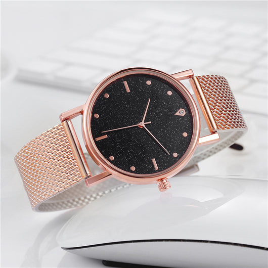Reloj de Pulsera Elegante para Mujer con Malla de Silicona - Image 12
