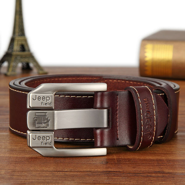 Cinturón de Cuero Auténtico para Hombre - Diseño Moderno y Resistente