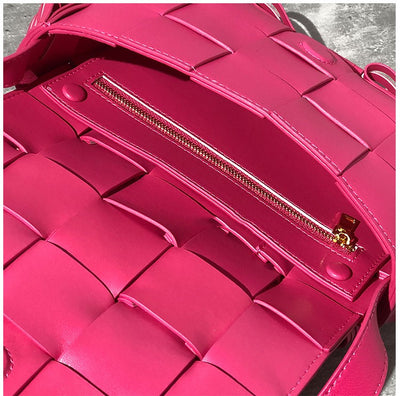 Bolsa de Cuero Tejido Bandolera Casual para Mujer - Image 13