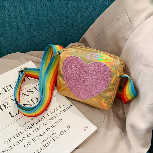 Bolso Infantil Corazón Láser para Hombro - Image 14