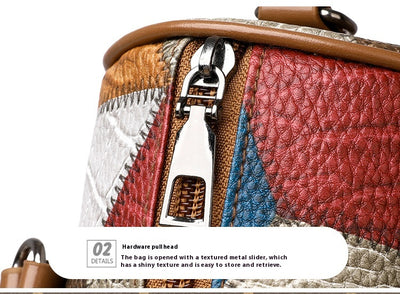 Bolso Bandolera Geométrico Cuadrillé Contraste de Colores para el Trabajo - Image 26