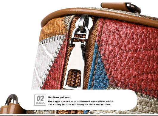 Bolso Bandolera Geométrico Cuadrillé Contraste de Colores para el Trabajo - Image 26