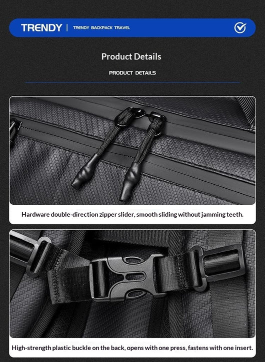 Mochila Ejecutiva Multiuso para Laptop con Diseño Urbano - Image 14