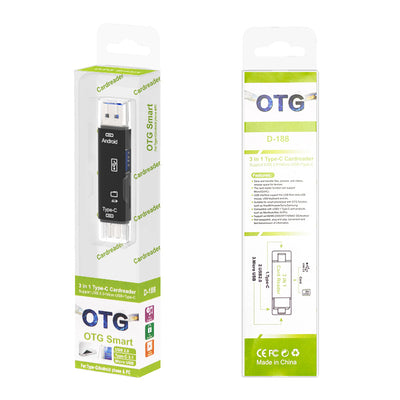 Adaptador OTG Hub USB-C y Micro USB con Lector de Tarjetas TF - Image 5