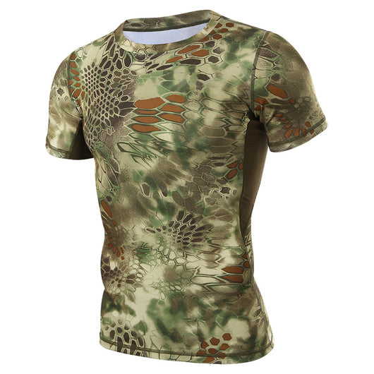 Playera Slim-fit Cuello Redondo con Estampado Pitón para Hombre - Image 13