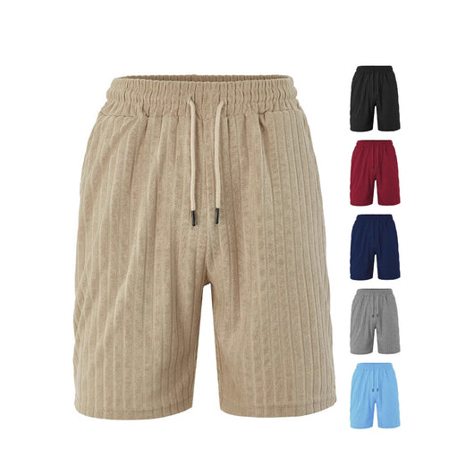 Pantalones Cortos Casuales para Hombre con Tela Jacquard Micro-elástica Transpirable - Image 5