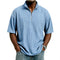 Playera Suelta de Tejido Waffle para Hombre - Comodidad de Verano