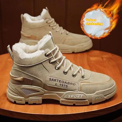 Botas Martin Impermeables Forradas en Felpa - Cálidas y Antideslizantes para Nieve - Image 2