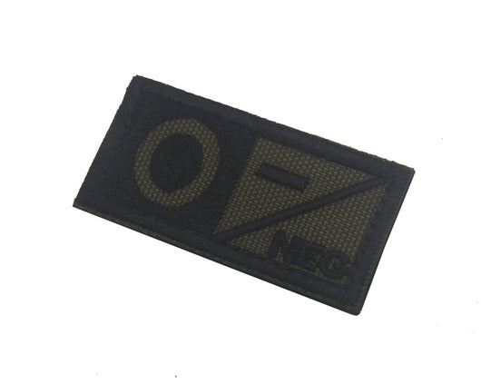Brazalete Táctico con Parche Bordado de Tipo de Sangre y Velcro - Image 12