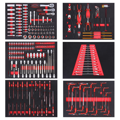 Maletín Profesional de 252 Herramientas con Extractor Removible para Reparaciones - Image 19