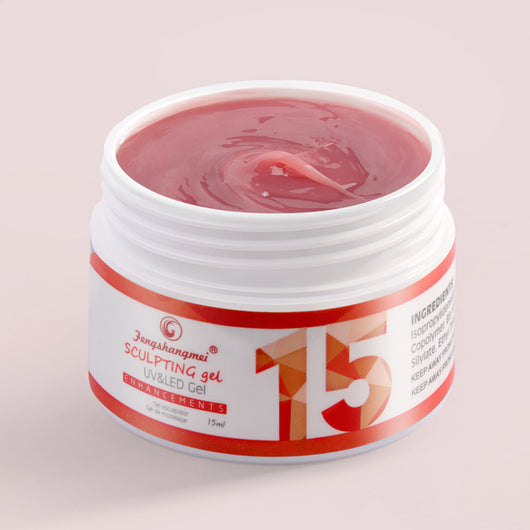 Gel Constructor Transparente Fengshanei 15g para Extensiones de Uñas - Image 5