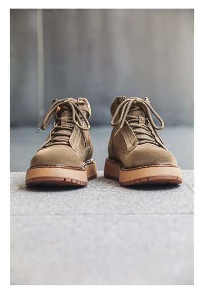 Botas Plataforma de Cuero Genuino Estilo Retro Británico - Image 9