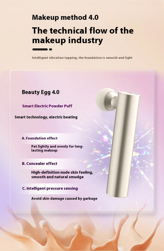 Esponja Eléctrica para Base de Maquillaje - Húmeda y Seca Sin Manchas - Image 23