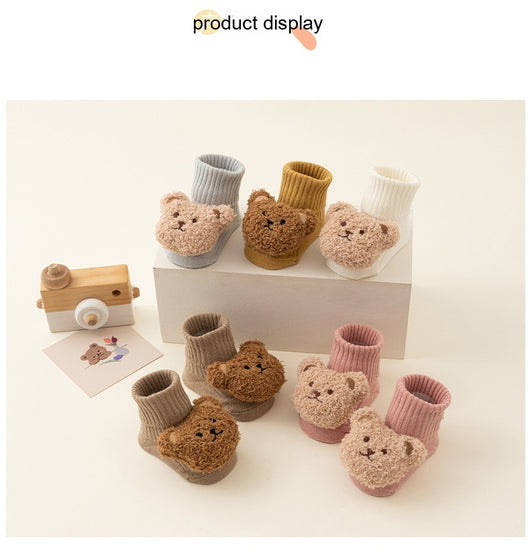 Calcetines Antideslizantes para Bebé Primavera-Otoño con Grip de Silicona - Image 11