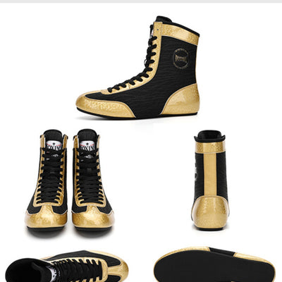 Zapatos Profesionales de Boxeo y Lucha Libre para Entrenamiento Indoor - Image 15