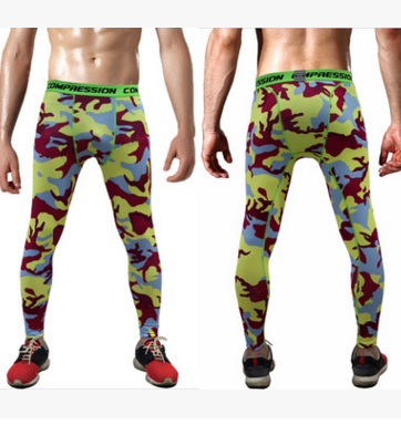 Pantalones de Compresión Camuflaje para Hombre - Leggings Deportivos Ajustados - Image 25